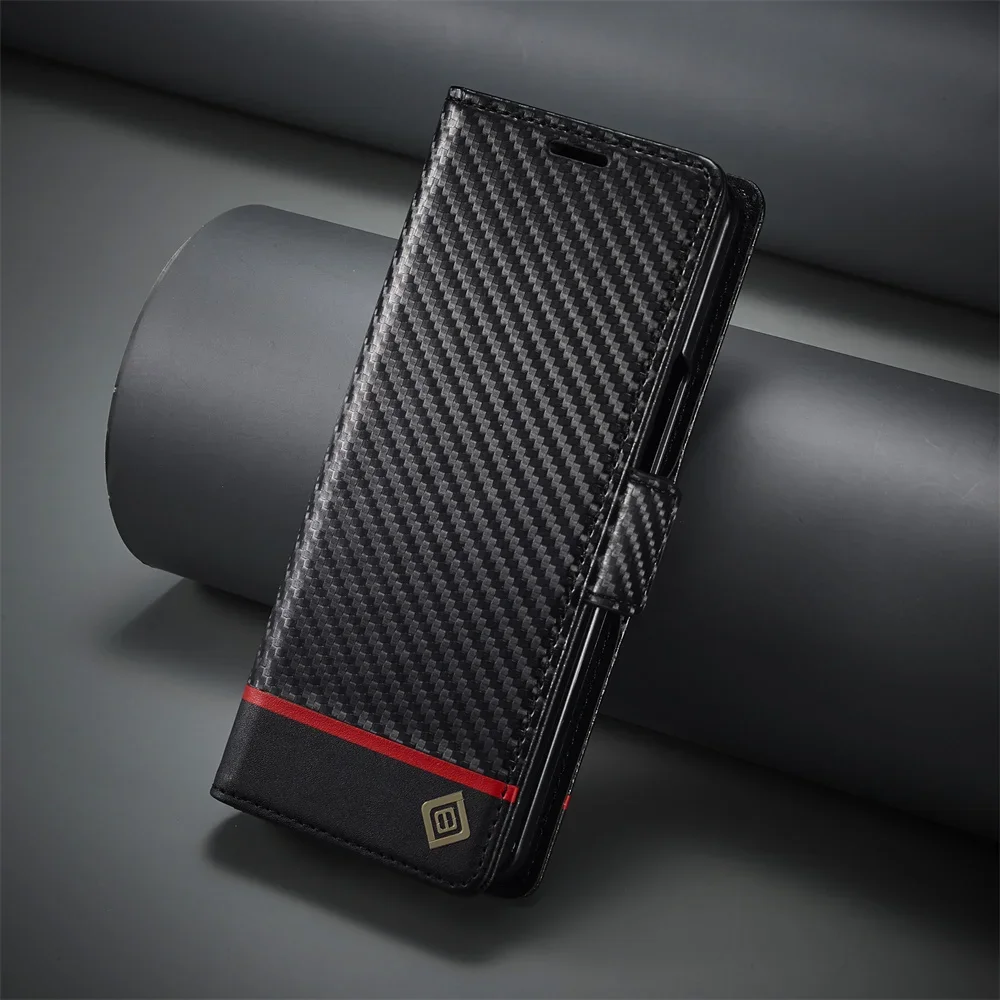 Phone Cases That Hold Cards - Funda de cuero PU de fibra