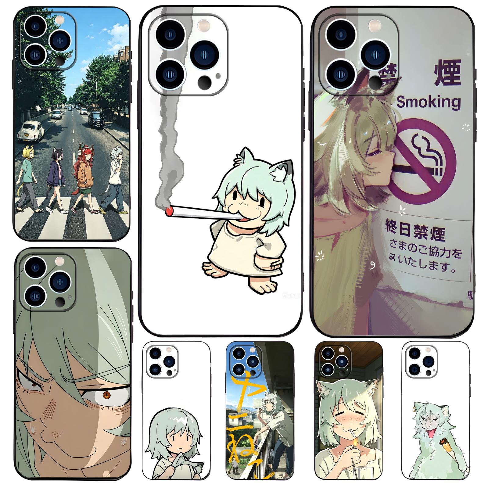 Phone Cases Bulk - Funda para Teléfono Chainsmoker Cat para