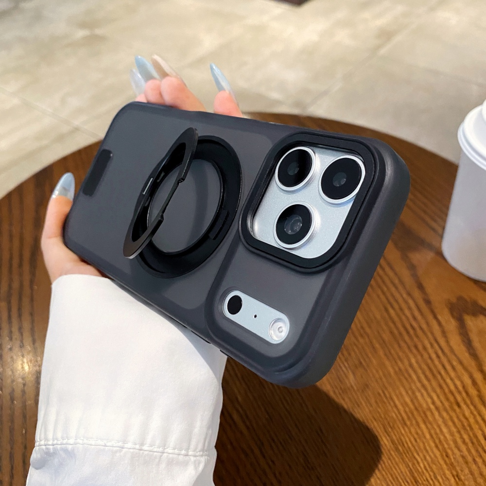Matte Frosted Case - Funda magnética 360 con soporte para
