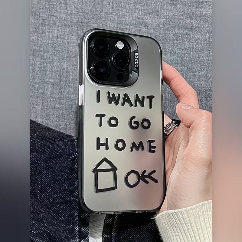 Phone Cases Designer - Funda de Teléfono Plateada con Diseño