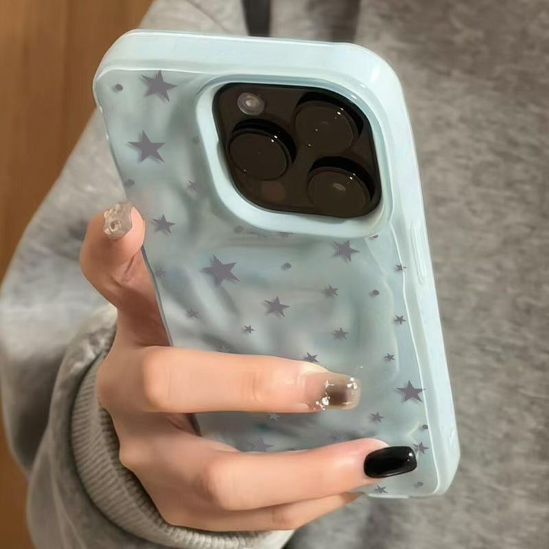 Phone Cases Cute Iphone 13 - Funda Minimalista con Textura de Ondas