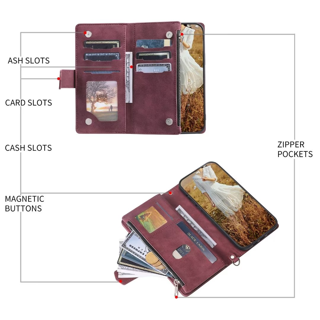 Funda de cuero con tapa para U - Leather Folio Wallet Case reseña y precio
