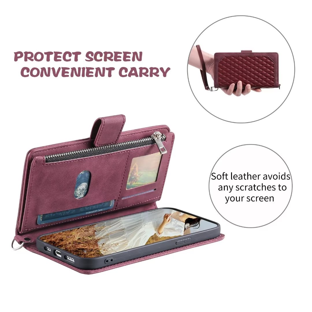 Funda de cuero con tapa para U - Leather Folio Wallet Case reseña y precio