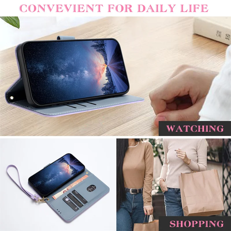Funda de cuero con tapa para t - Phone Cases That Hold Cards reseña y precio