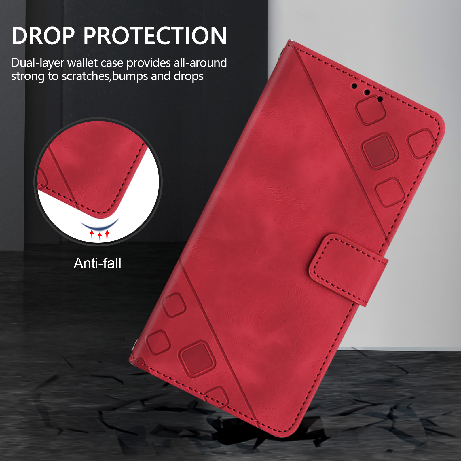 Funda de cuero de lujo para te - Leather Folio Wallet Case reseña y precio