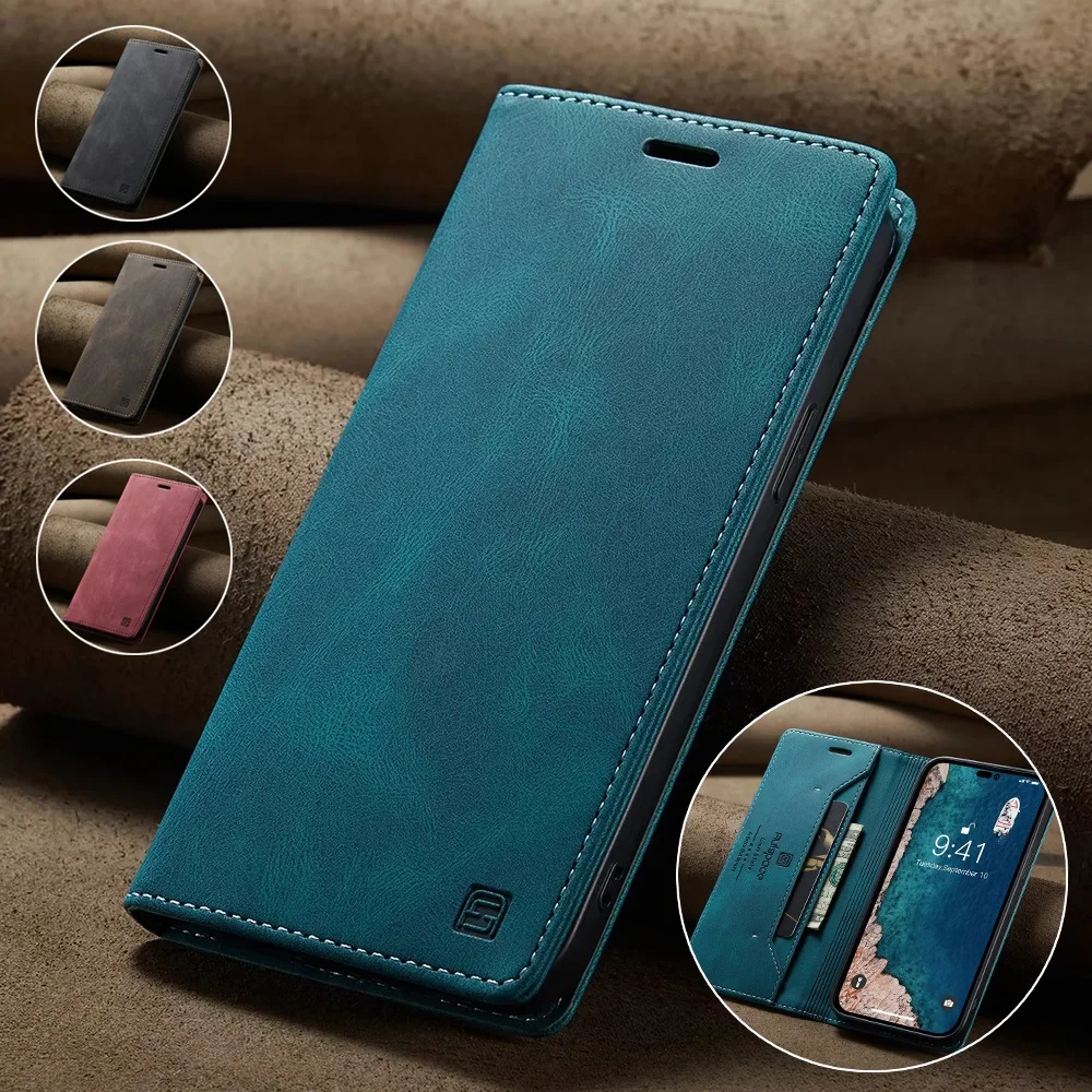 Fundas de cuero para IPhone 16 - Leather Folio Wallet Case reseña y precio