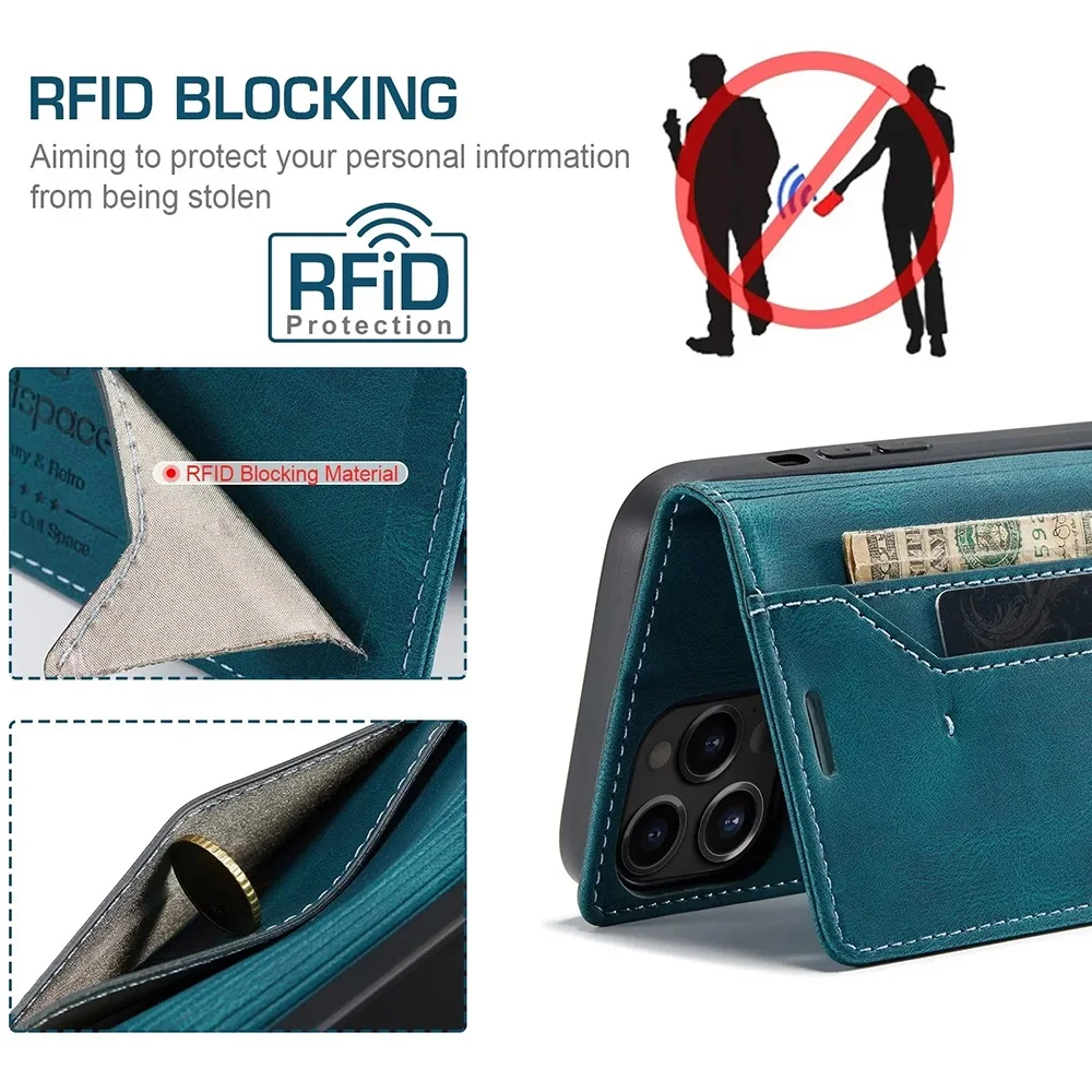 Fundas de cuero para IPhone 16 - Leather Folio Wallet Case reseña y precio