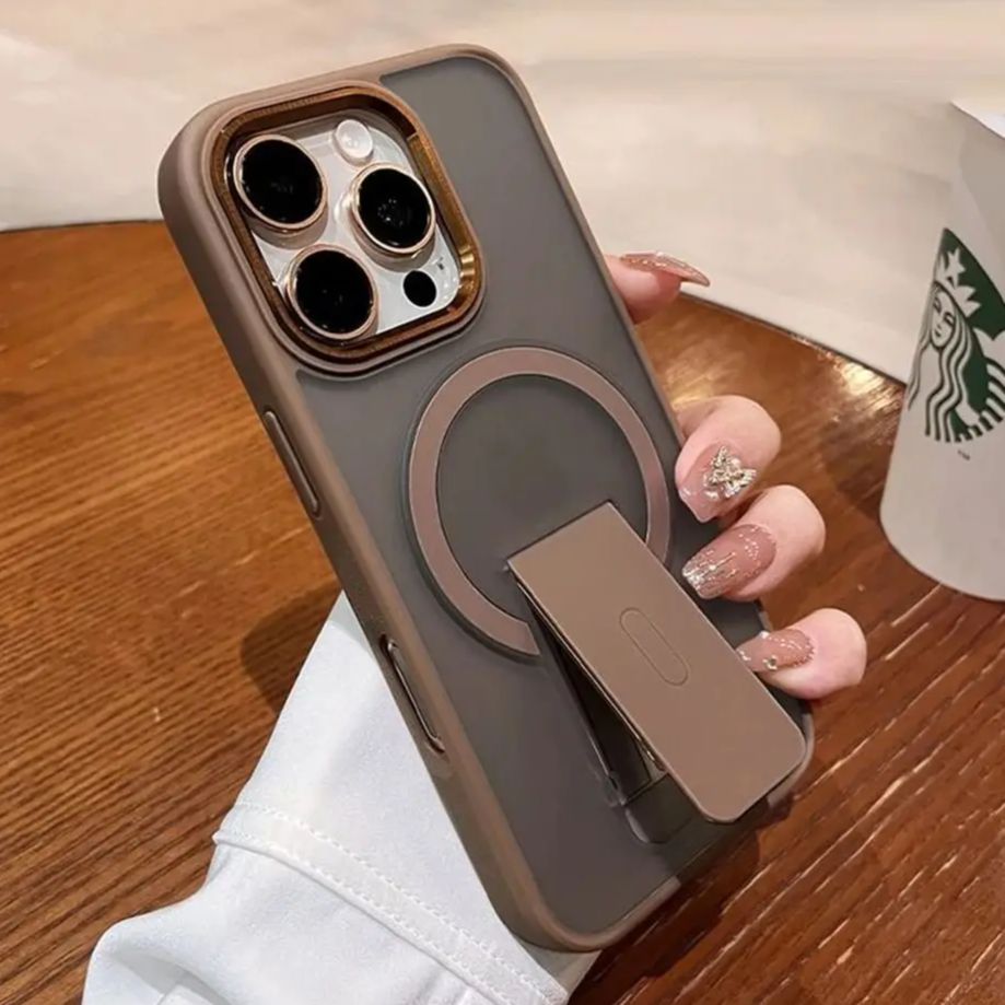 Funda con soporte plegable mag - Matte Frosted Case reseña y precio