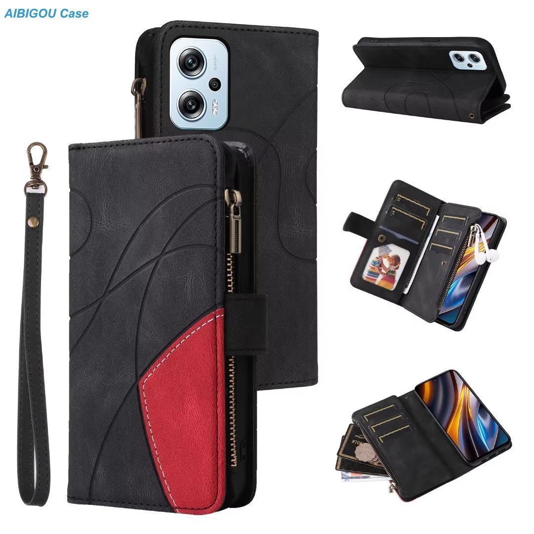 Funda de cuero de lujo con tap - Leather Folio Wallet Case reseña y precio