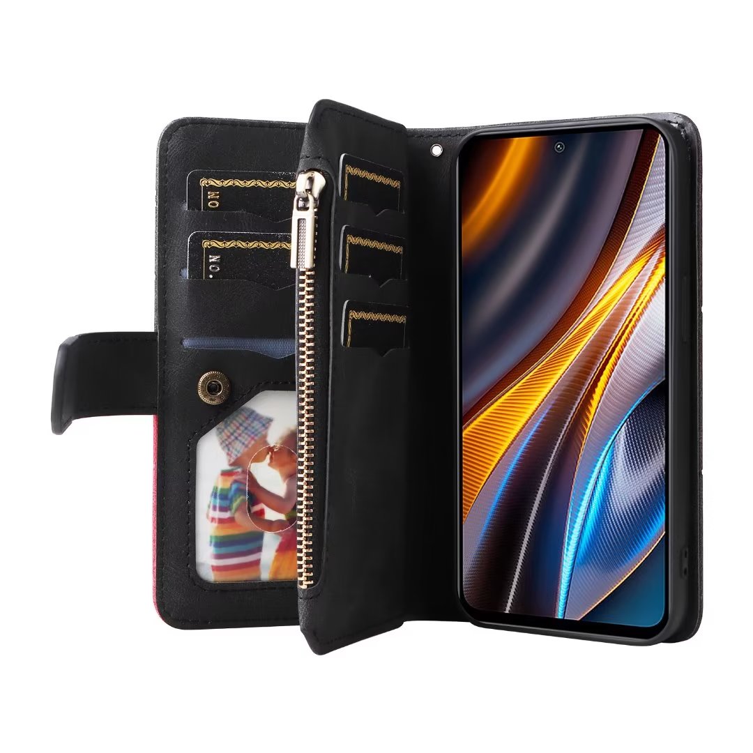 Funda de cuero de lujo con tap - Leather Folio Wallet Case reseña y precio