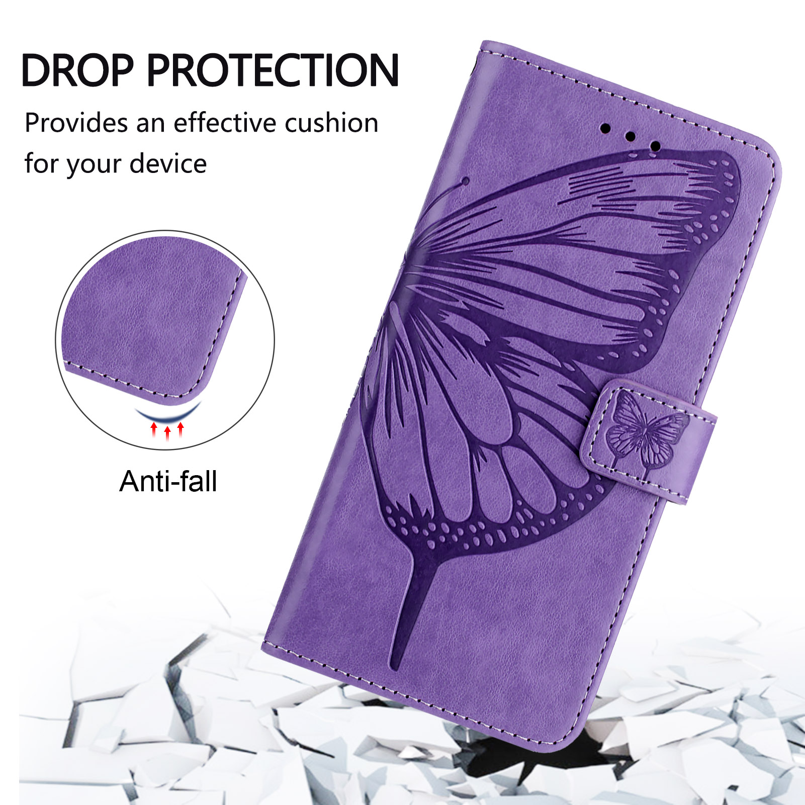 Funda de Cuero de Lujo para Te - Leather Folio Wallet Case reseña y precio