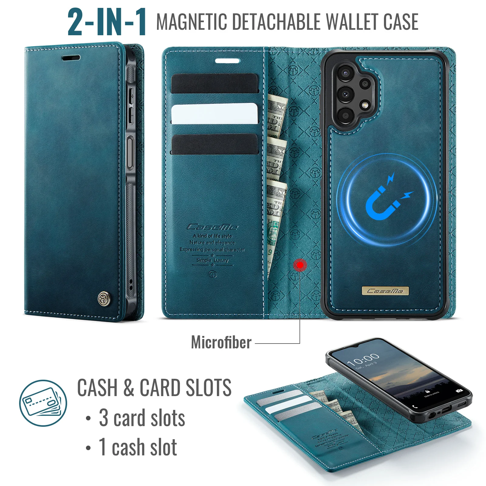 Funda Tipo Cartera Caseme-C49  - Leather Folio Wallet Case reseña y precio