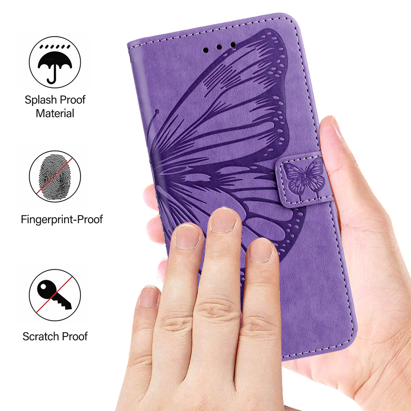 Funda de Cuero de Lujo para Te - Leather Folio Wallet Case reseña y precio