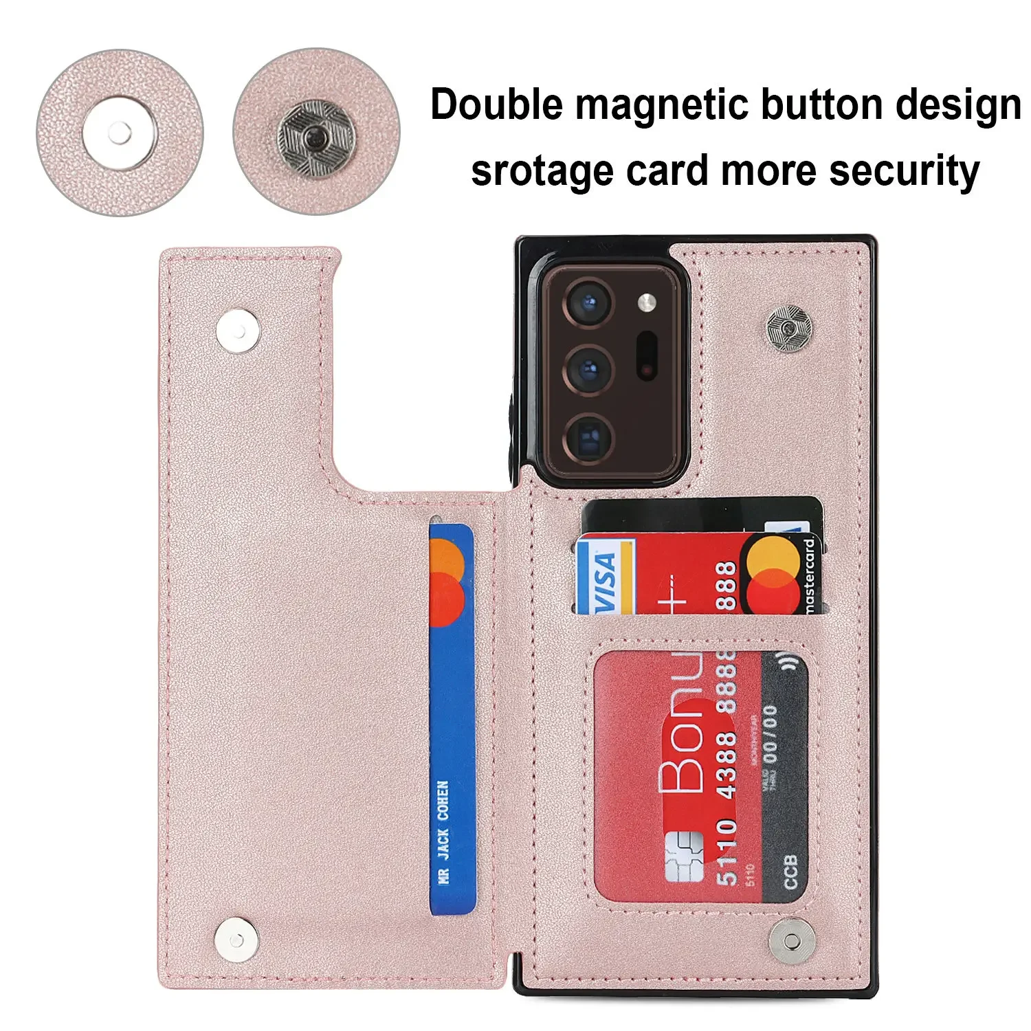 Funda de cuero con tapa para S - Leather Folio Wallet Case reseña y precio
